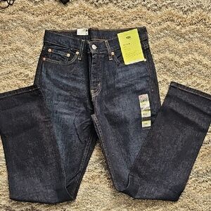 Levi's Dark Indigo Straight Jeans